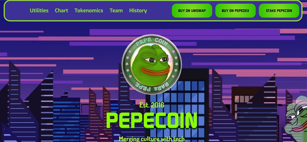 PEPE is one of the most memeable memecoins