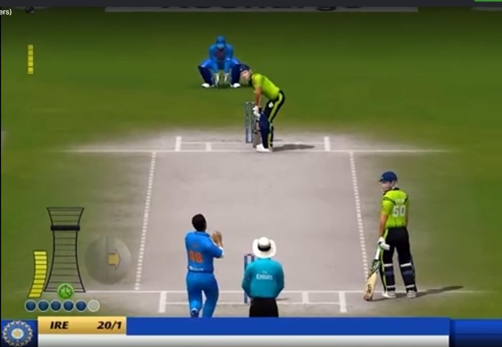 BC.Game's example of a virtual cricket match.