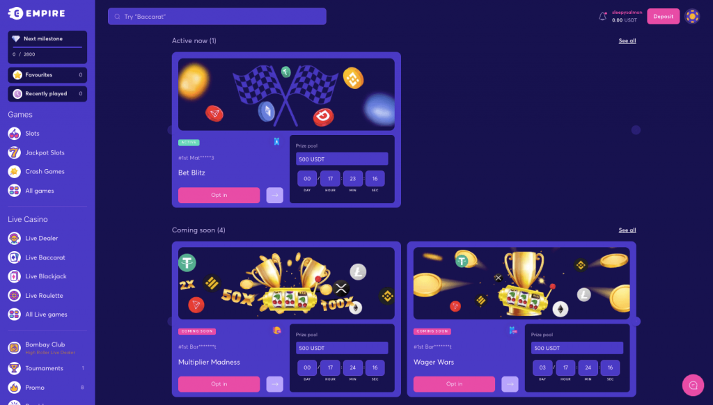 Empire.io Tournaments