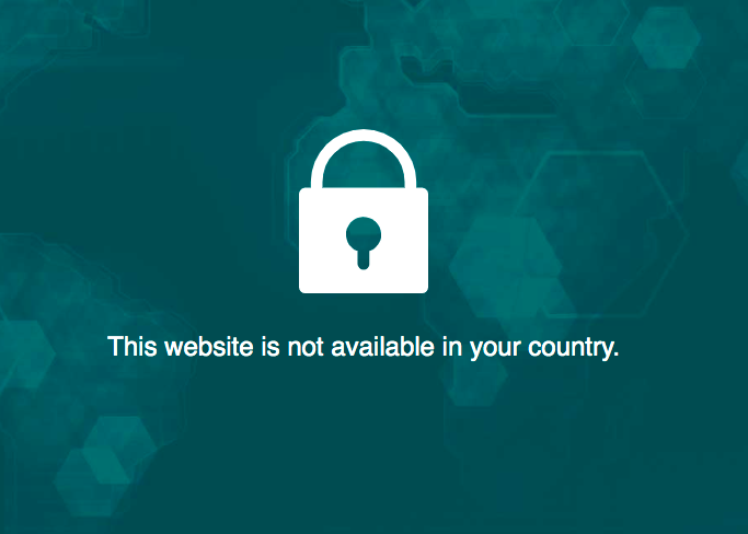 KYC Restricted Country Pop Up