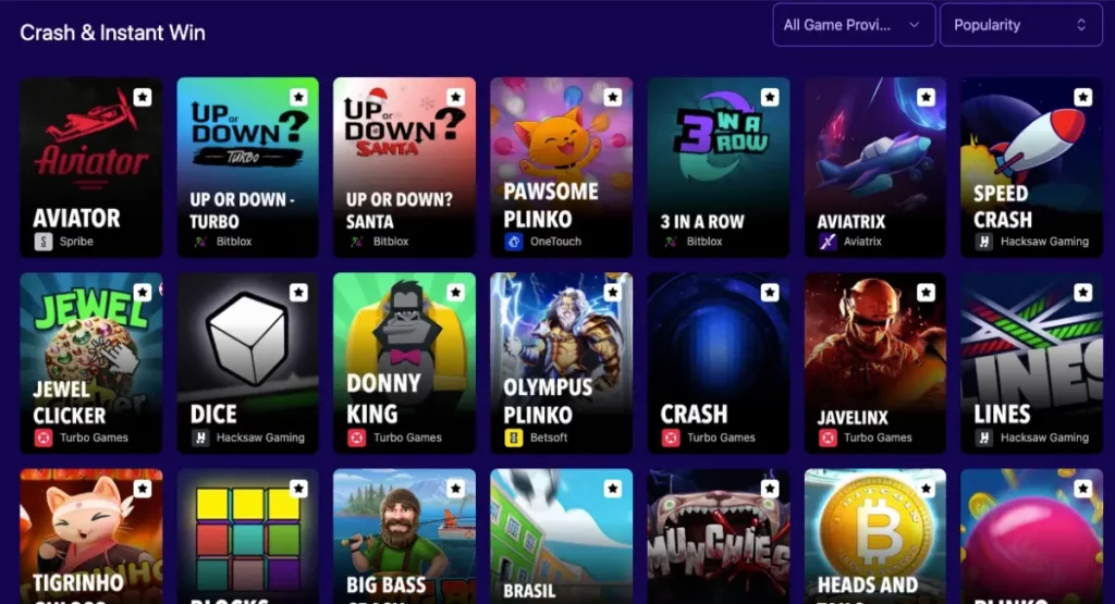 Empire casino crash games