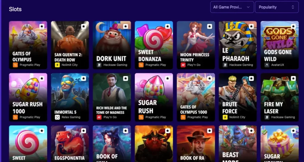 Empire casino slots
