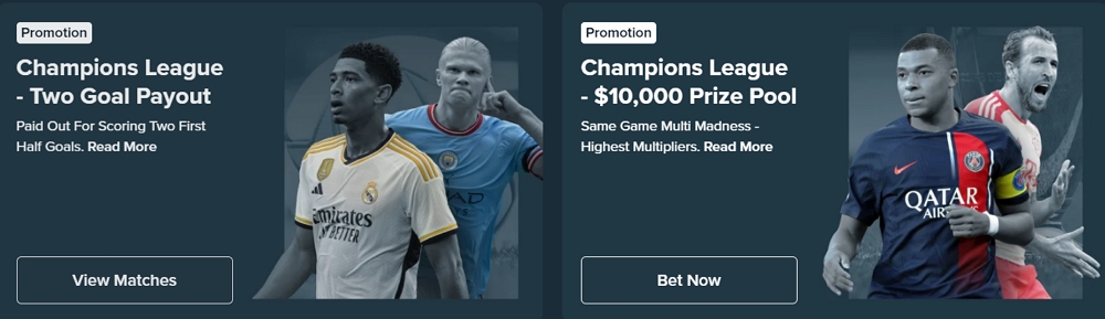 Stake UEFA champions league promotions