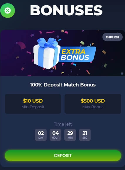 starbets casino 100% maych deposit bonus