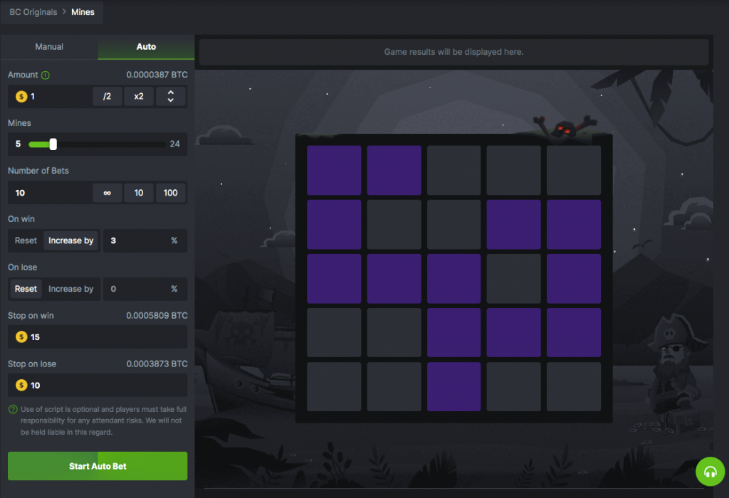 BC.Game Crypto Minesweeper Gambling