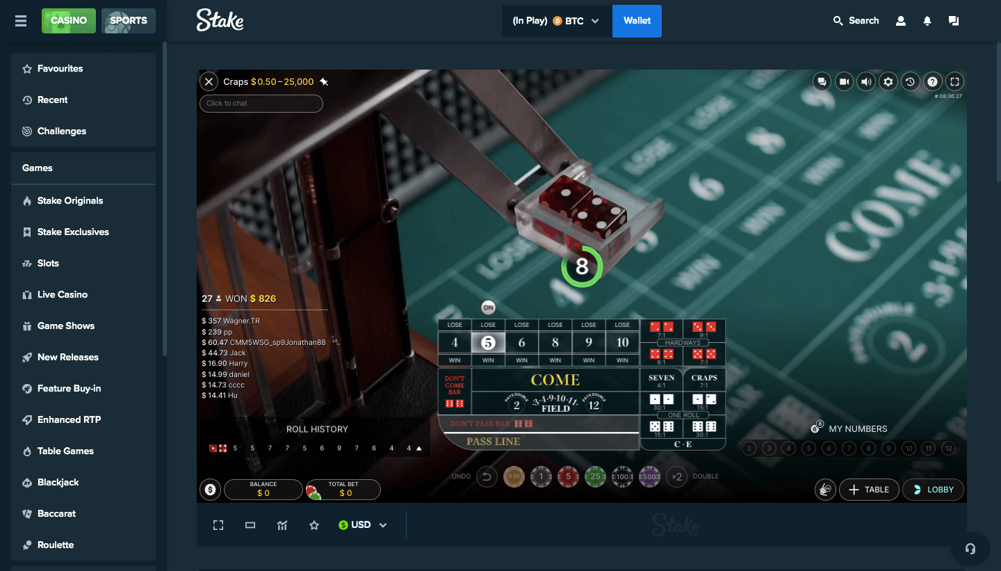 Bitcoin Craps Play At The Best Crypto Craps Sites
