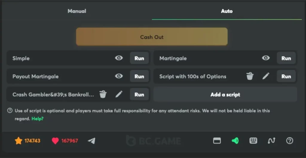 bc game advanced crash scripts