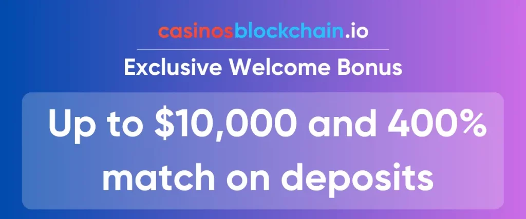 exclusive welcome bonus