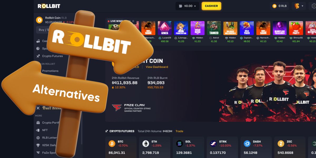 Rollbit Alternatives: 4 Sites Like Rollbit (And Better) in 2025