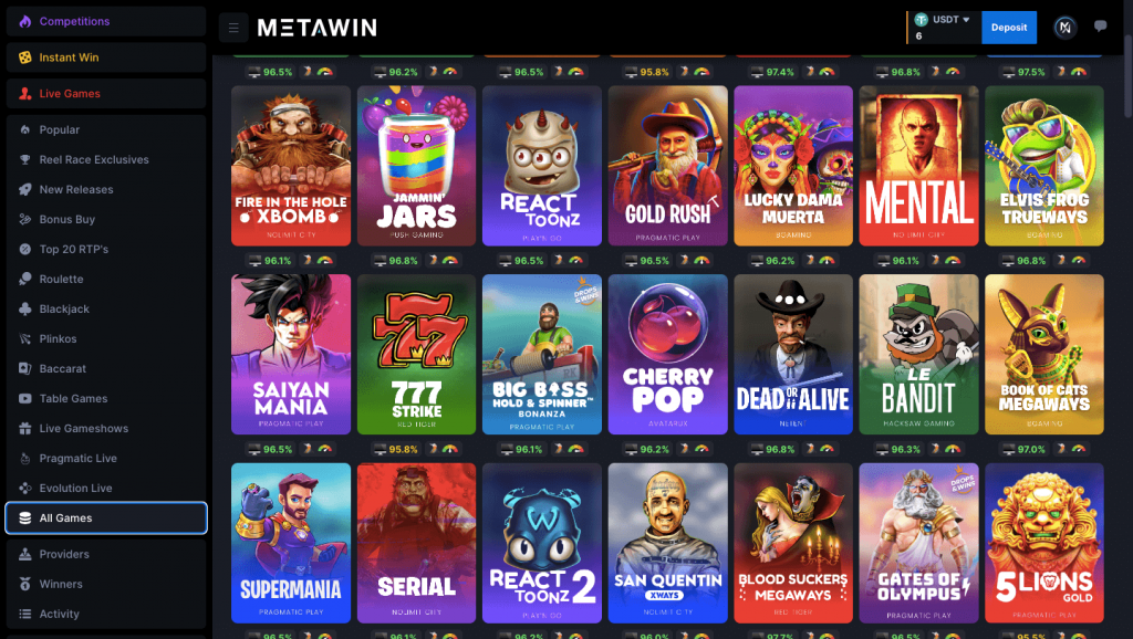 metawin slots