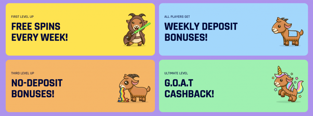 goatcasino bonuses