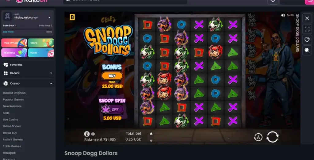 rakebit casino slots