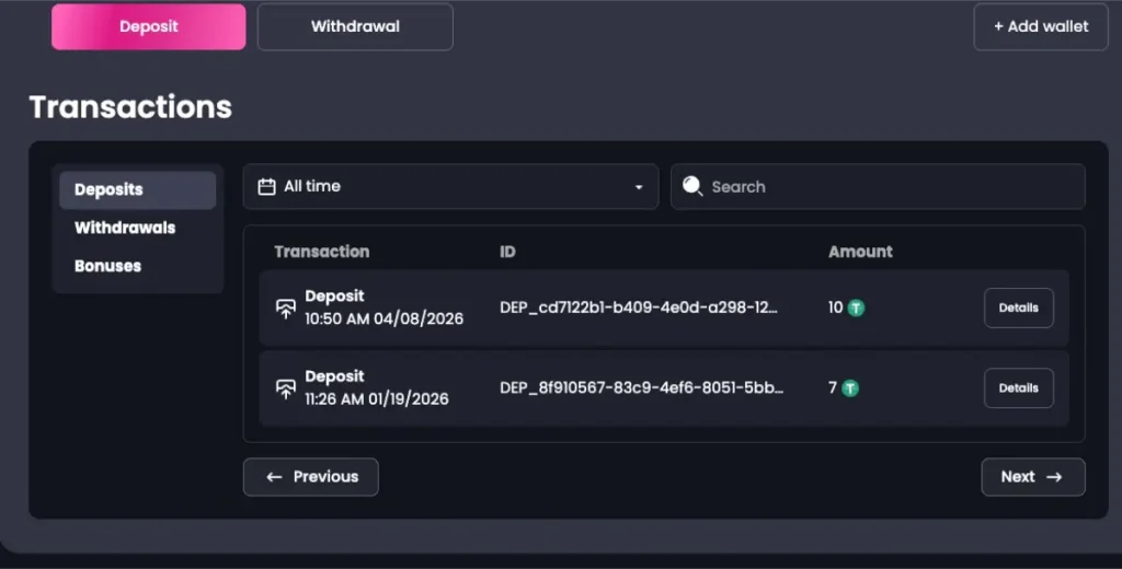 rakebit casino deposit