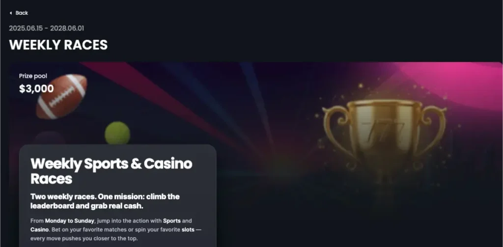 rakebit weekly races