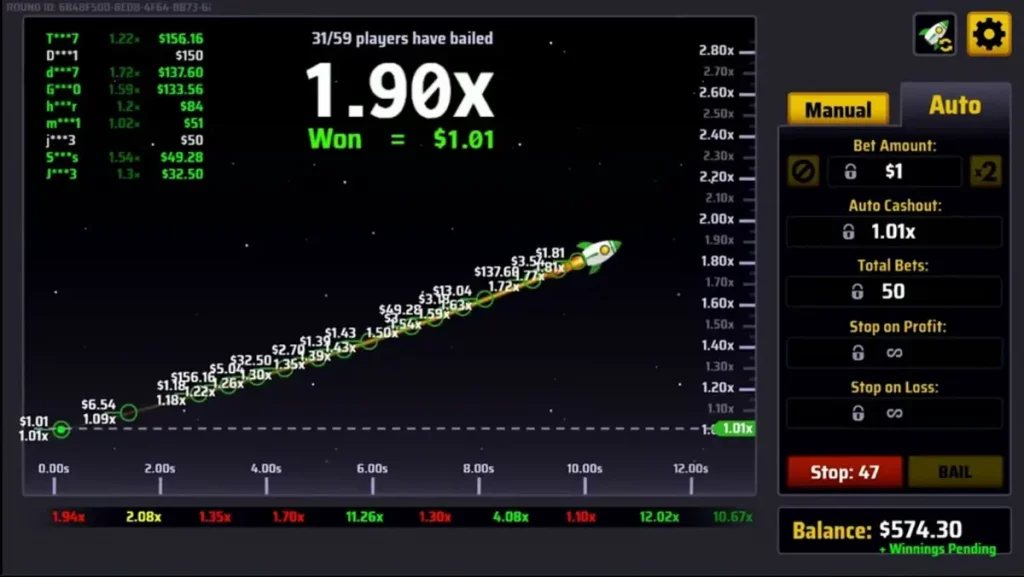 drafkings rocket interface