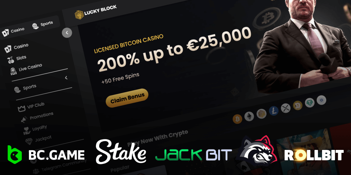 Best Crypto Casinos Like Lucky Block (and Better)