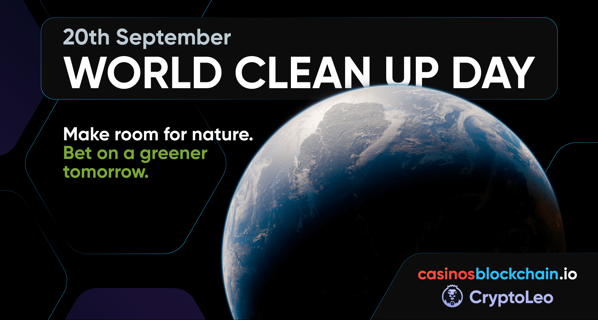 Bet on a Greener Tomorrow – Charity Initiative for World Clean Up Day!