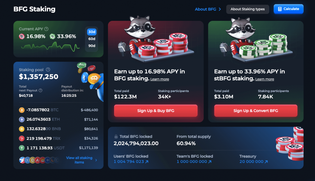 betfury staking