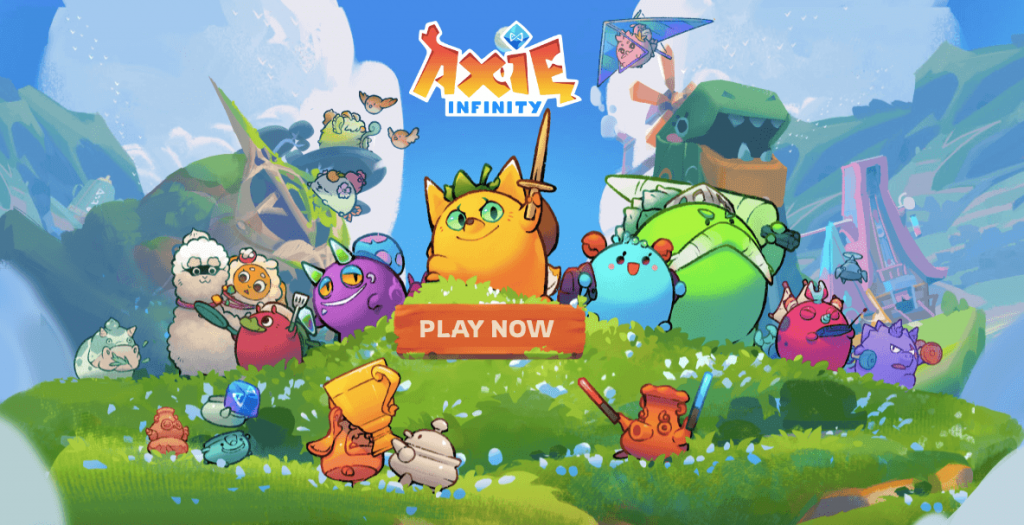 axie infinity p2e blockchain game