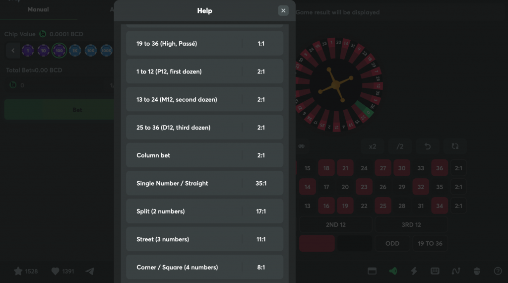 bc.game roulette pay table