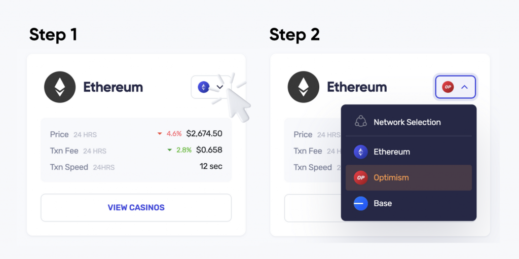 compare networks coin hub