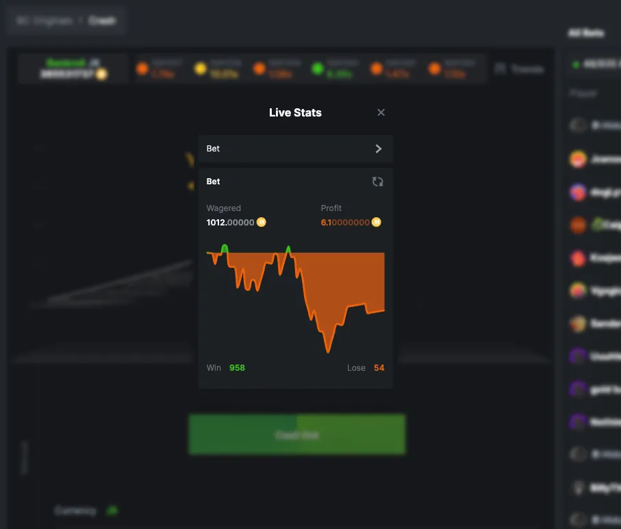 1.05X crash gambling strategy final
