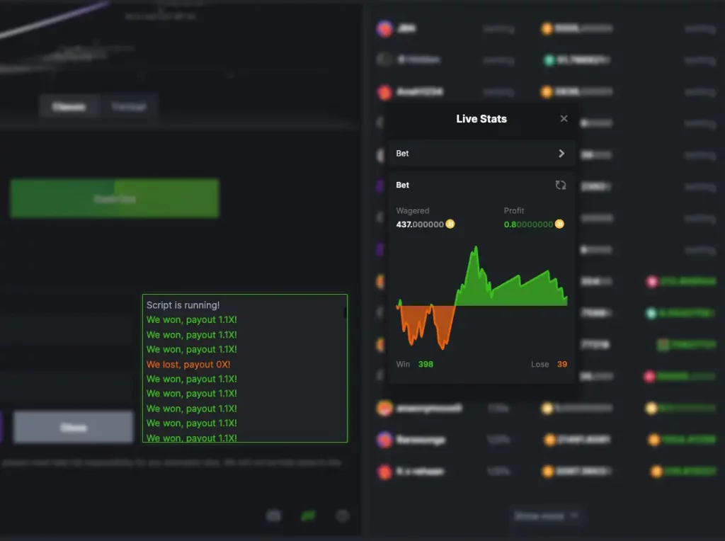 1.1X crash gambling strategy 1