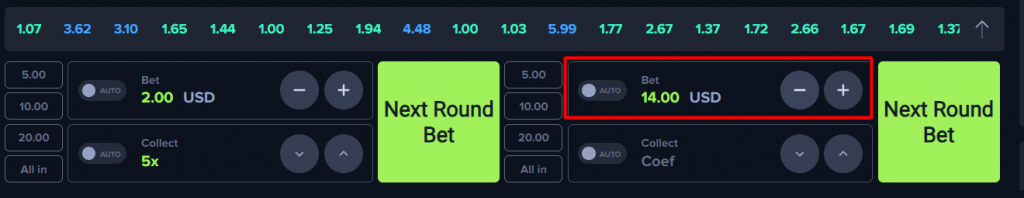 manual betting interface aero by upgaming