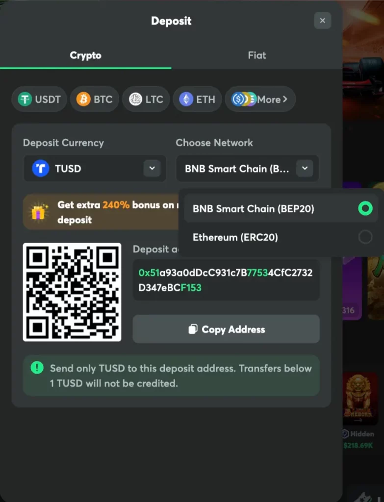 how to gamble with trueusd