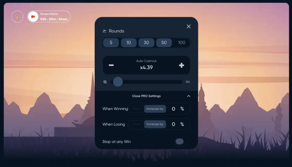 pro settings autoplay