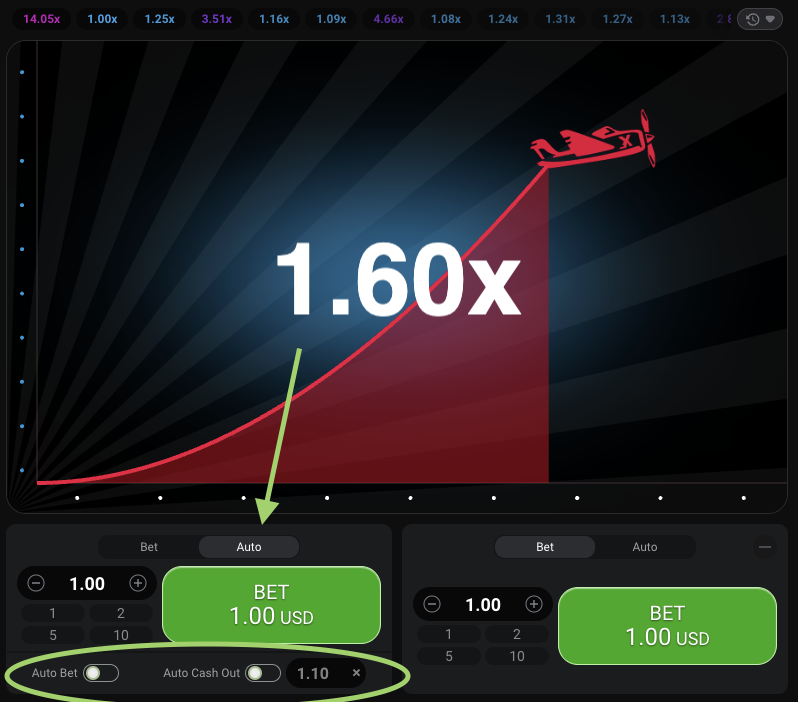 auto betting mode