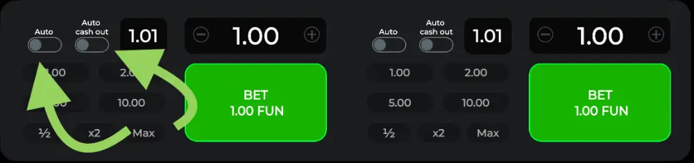 auto betting features