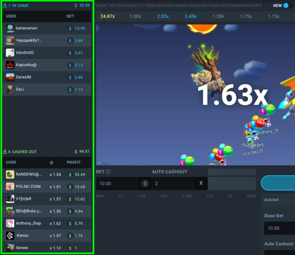 live bets thunder crash