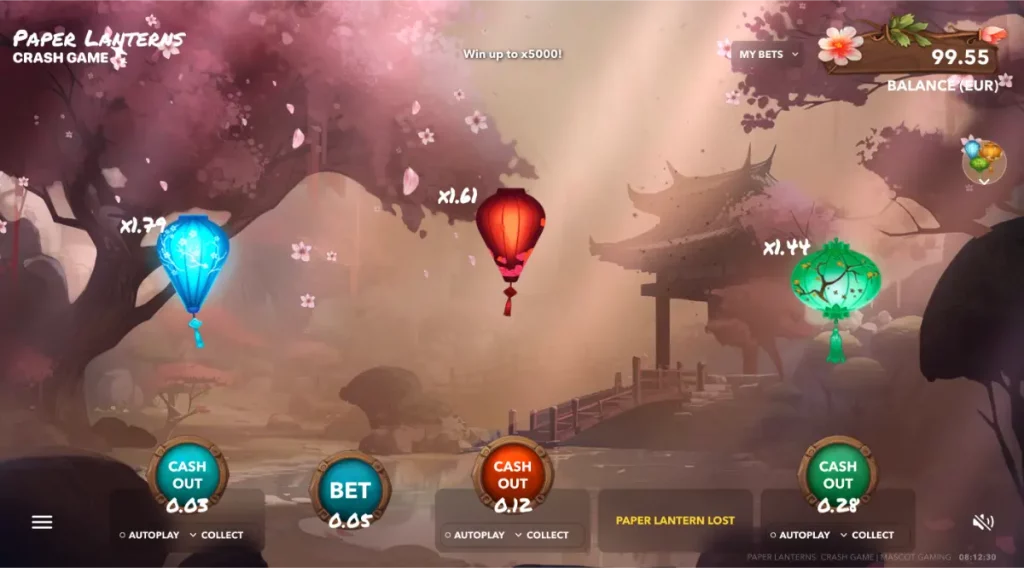 paper lanterns game on desktop
