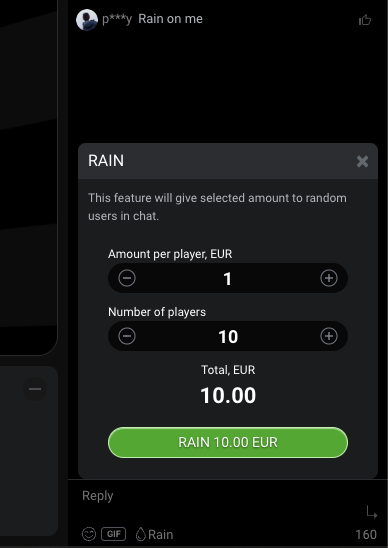 rain rewards aviator