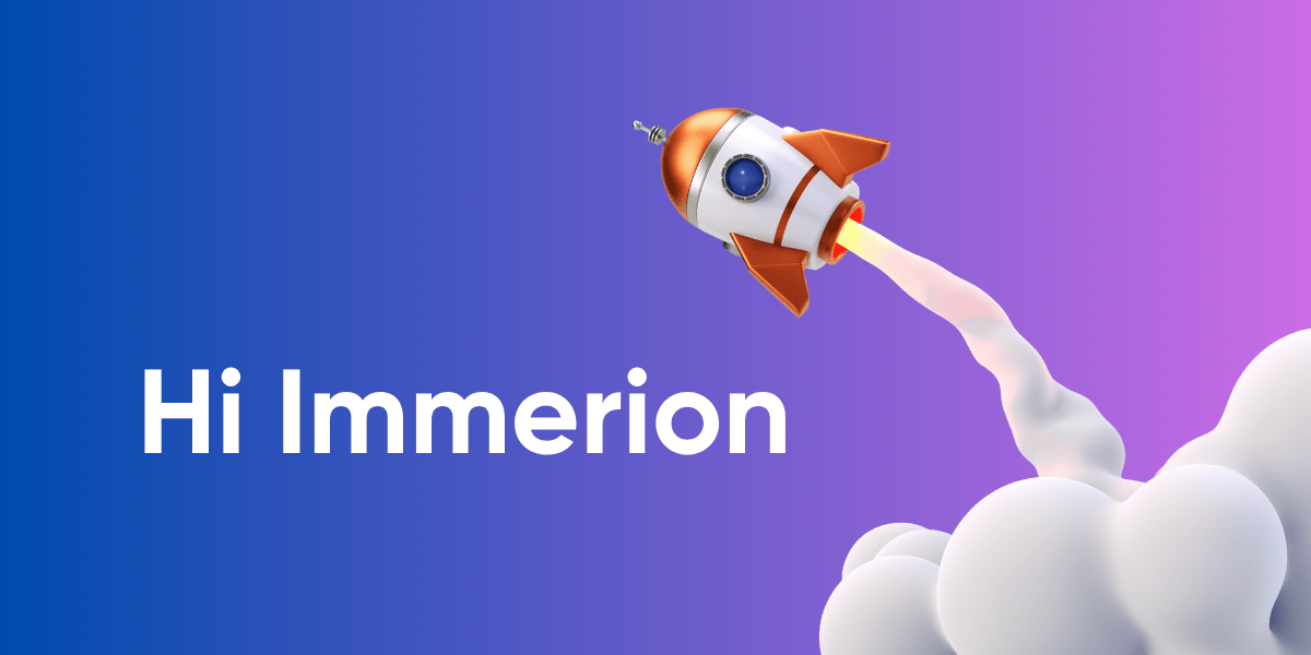 Hi Immerion!