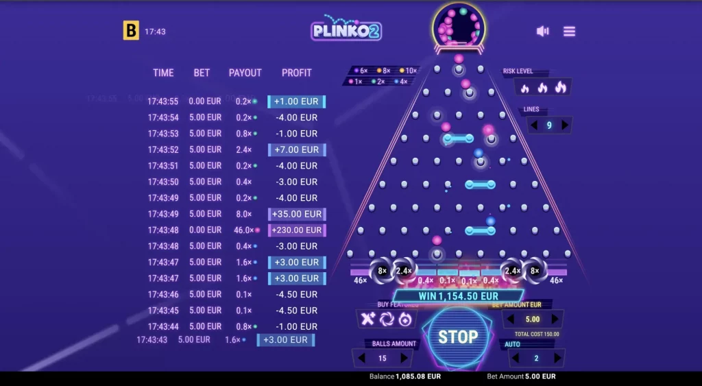 plinko 2 bgaming desktop
