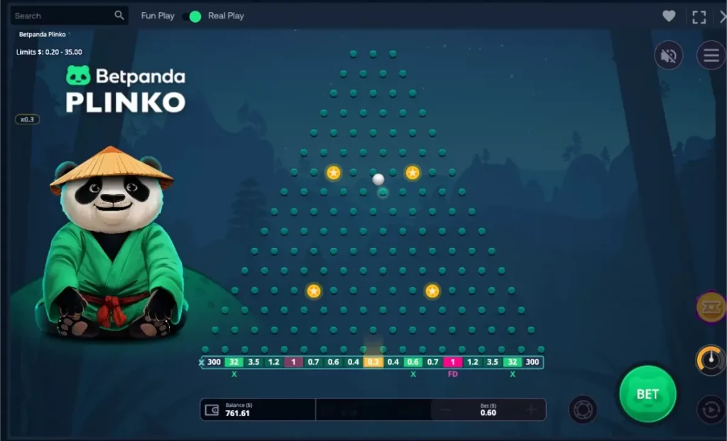 Betpanda Plinko
