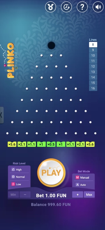 bgaming plinko mobile