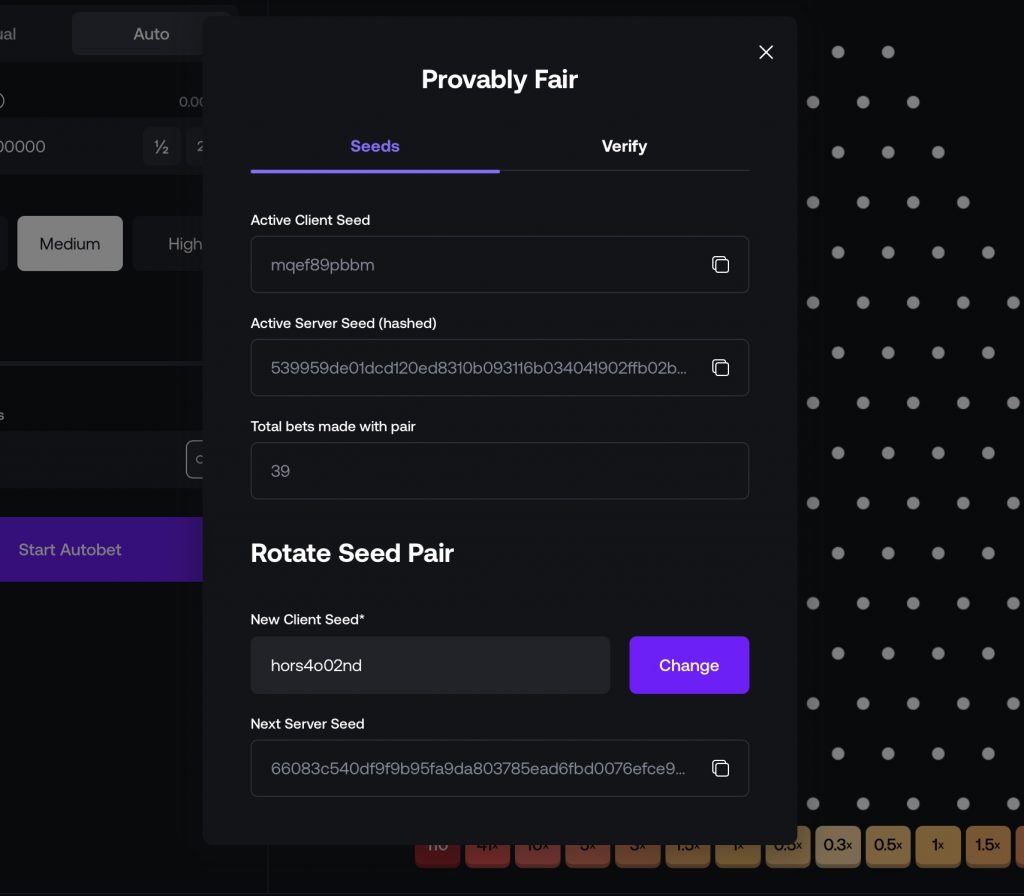 shuffle plinko fairness