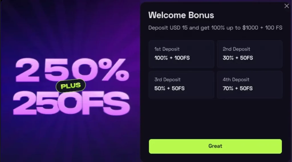 immerion welcome bonus