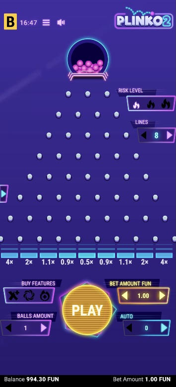 plinko 2 bgaming mobile