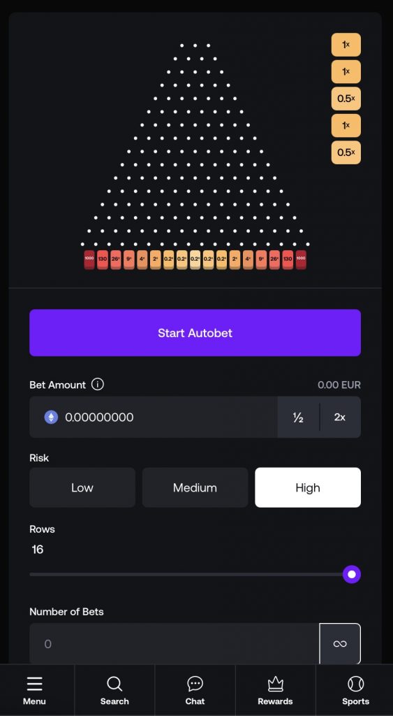 plinko by shuffle on mobile