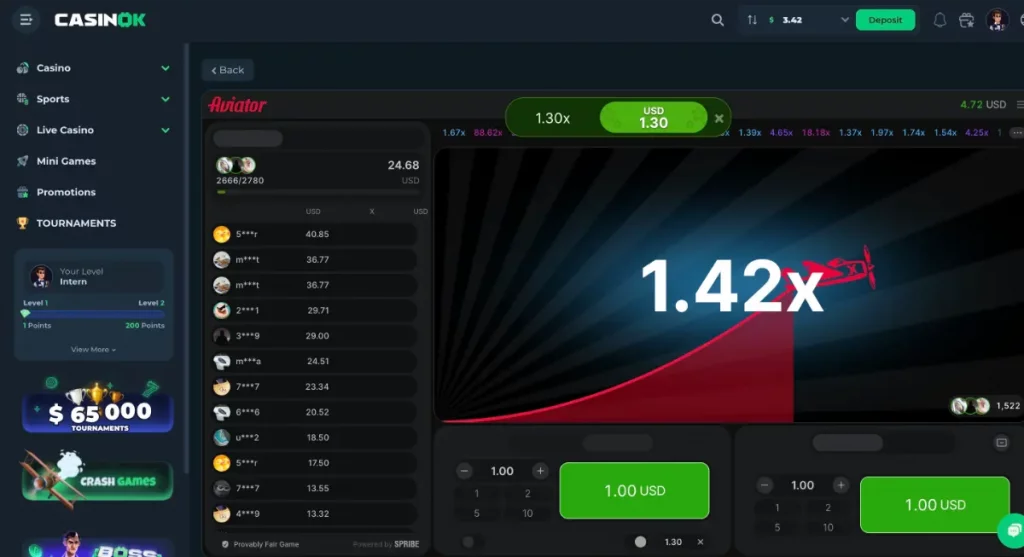 casinok crash games