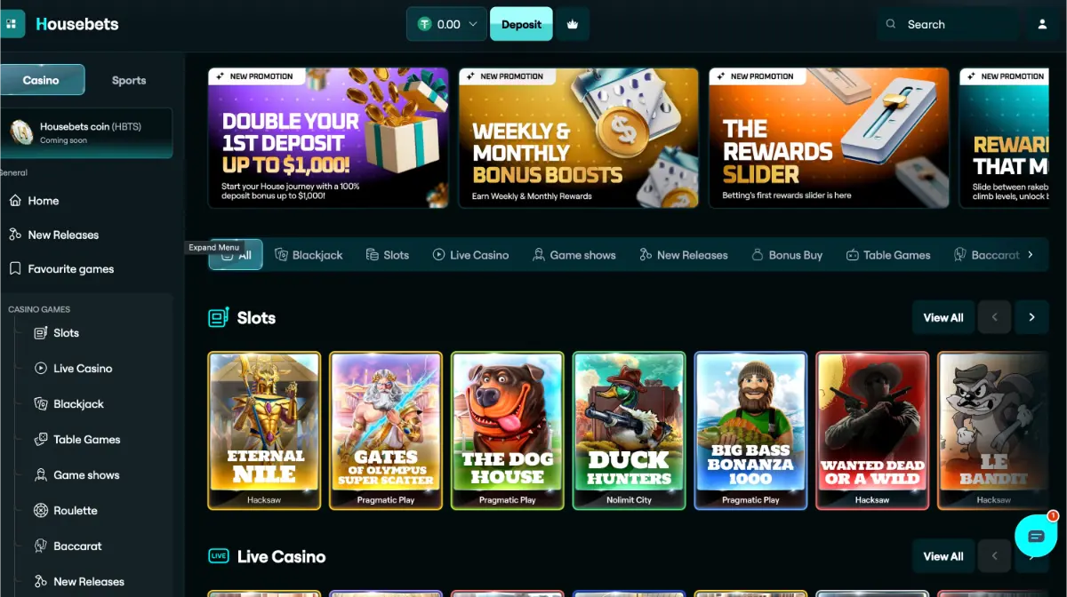 Housebets casino
