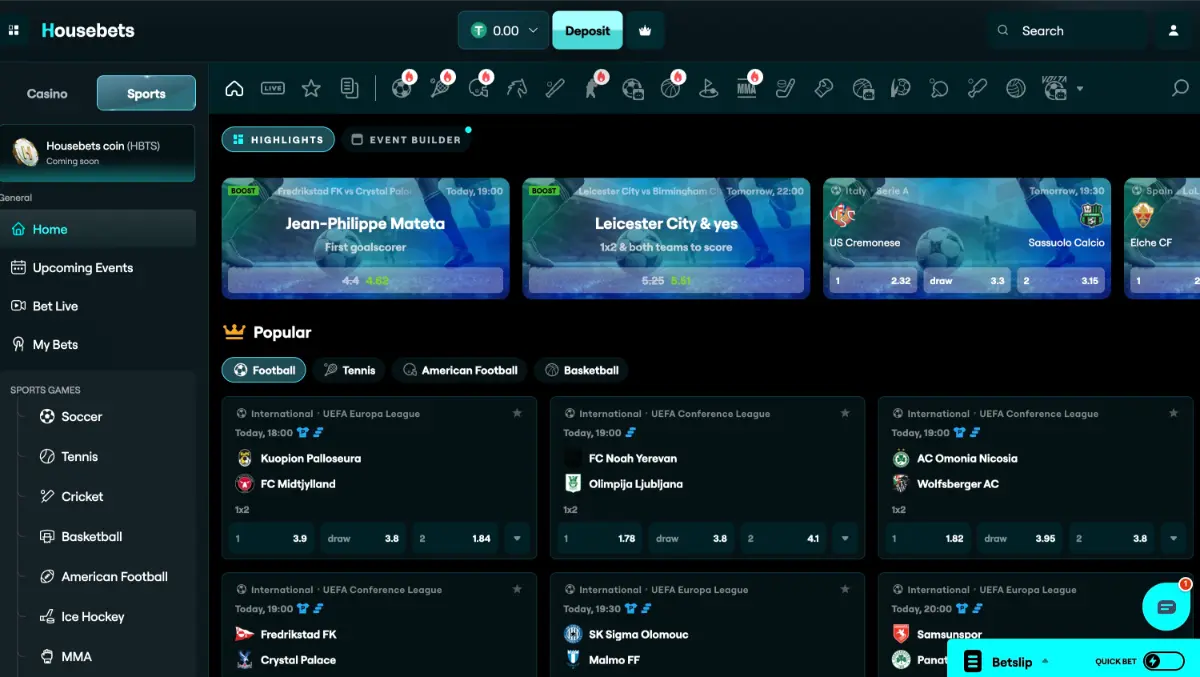 Housebets sportsbook