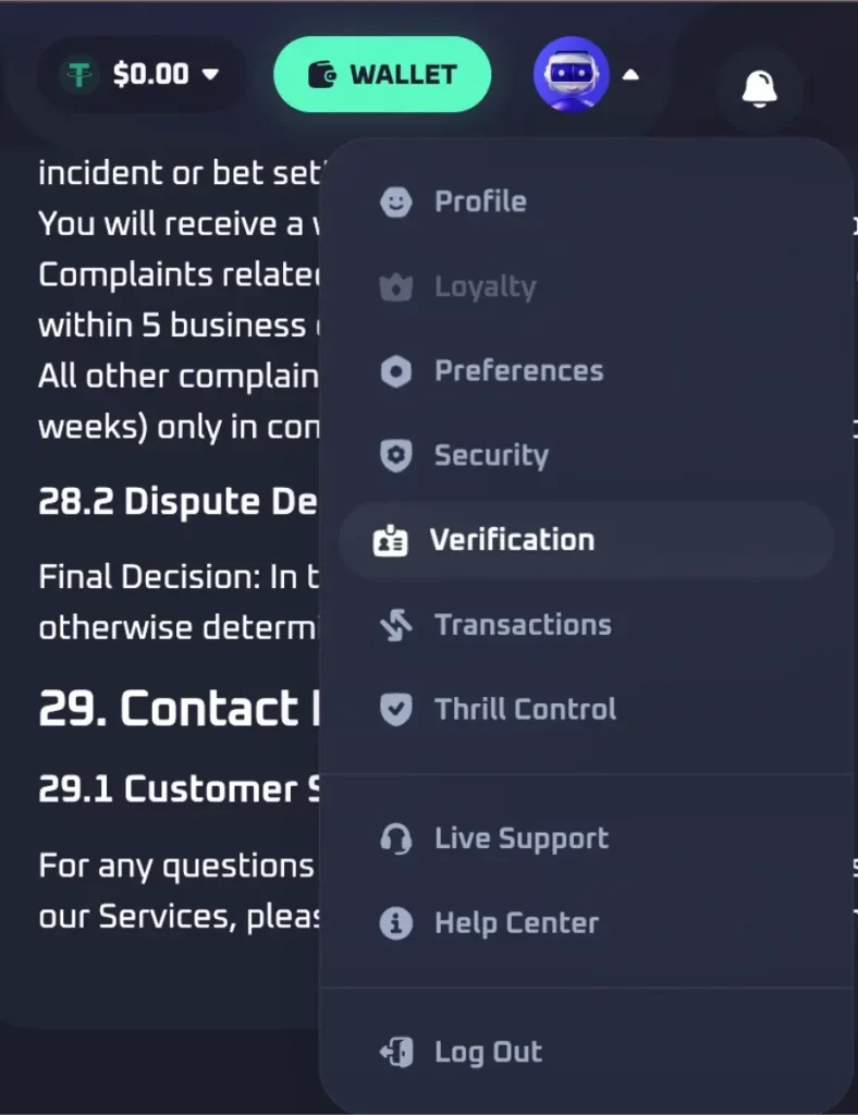 Thrill Verification
