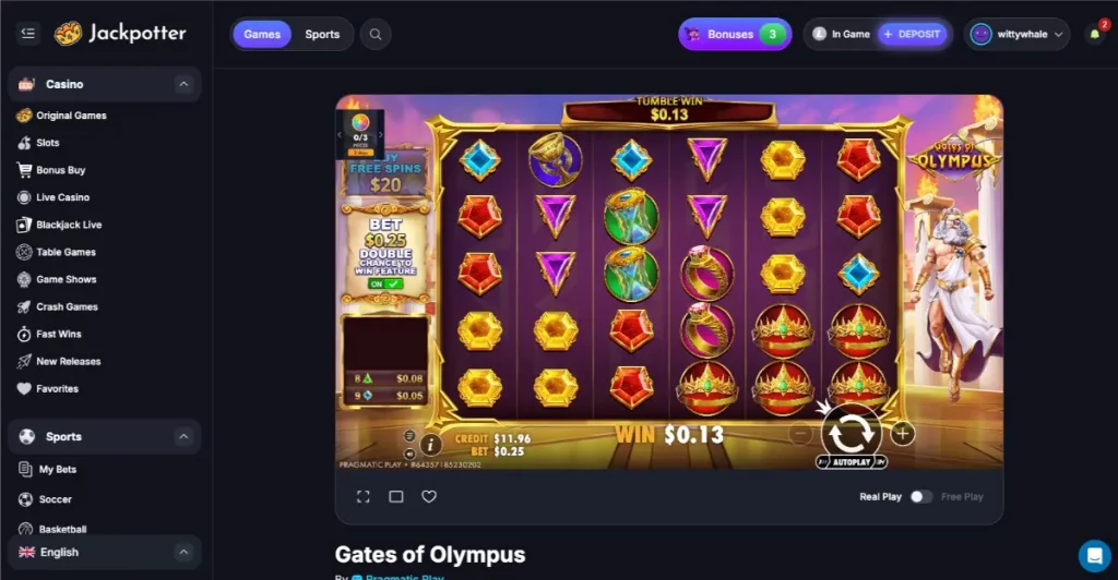 jackpotter slots