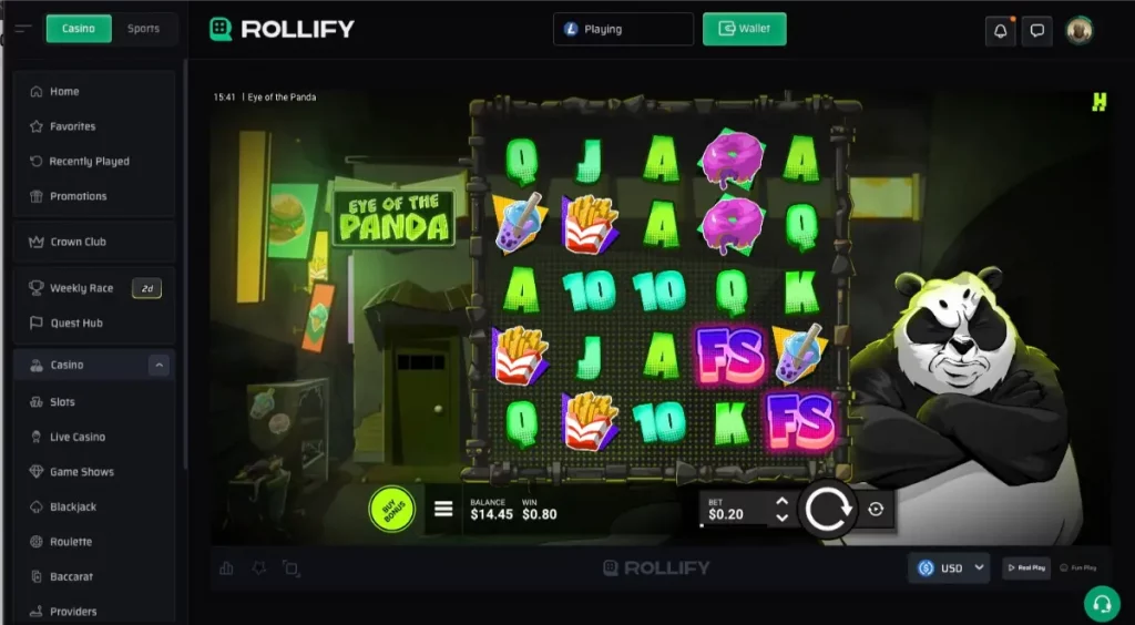 Rollify slot games