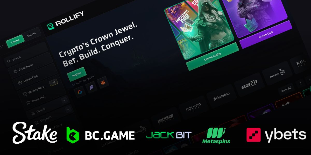 Top 5 crypto casinos like Rollify in 2025
